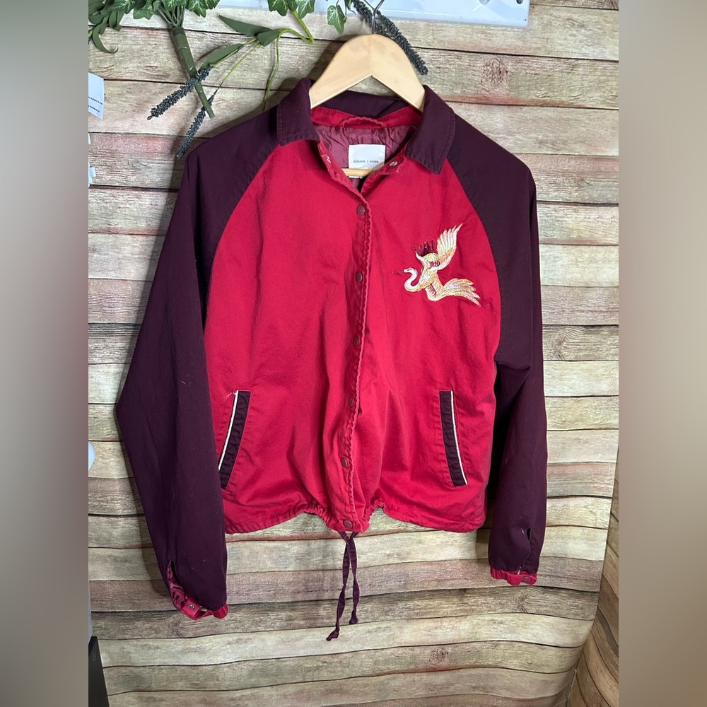 Urban Outfitters Noise Embroidered Dragon Jacket Women’s Size Medium